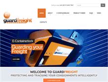 Tablet Screenshot of guardfreight.com